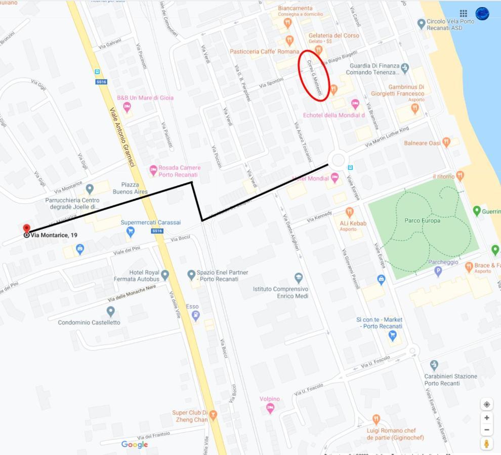 Porto Recanati Apartament Экстерьер фото